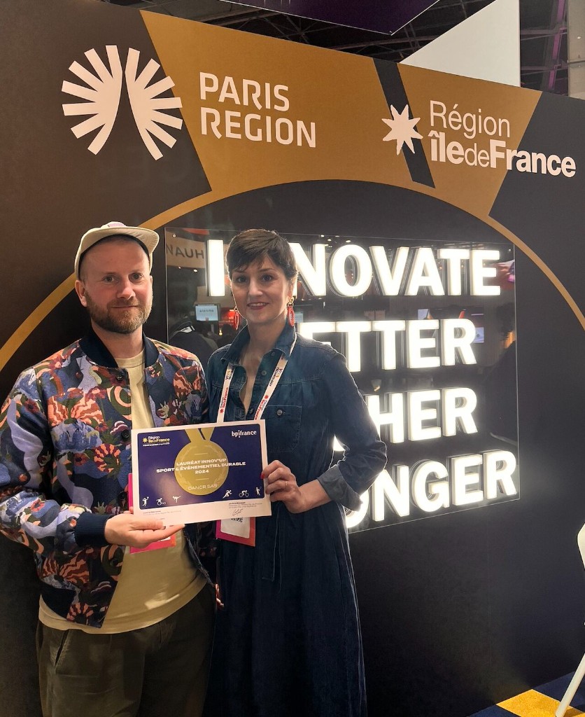 Certificat Innov'Up Sport & Événementiel Durable 2024 — DANCR SAS