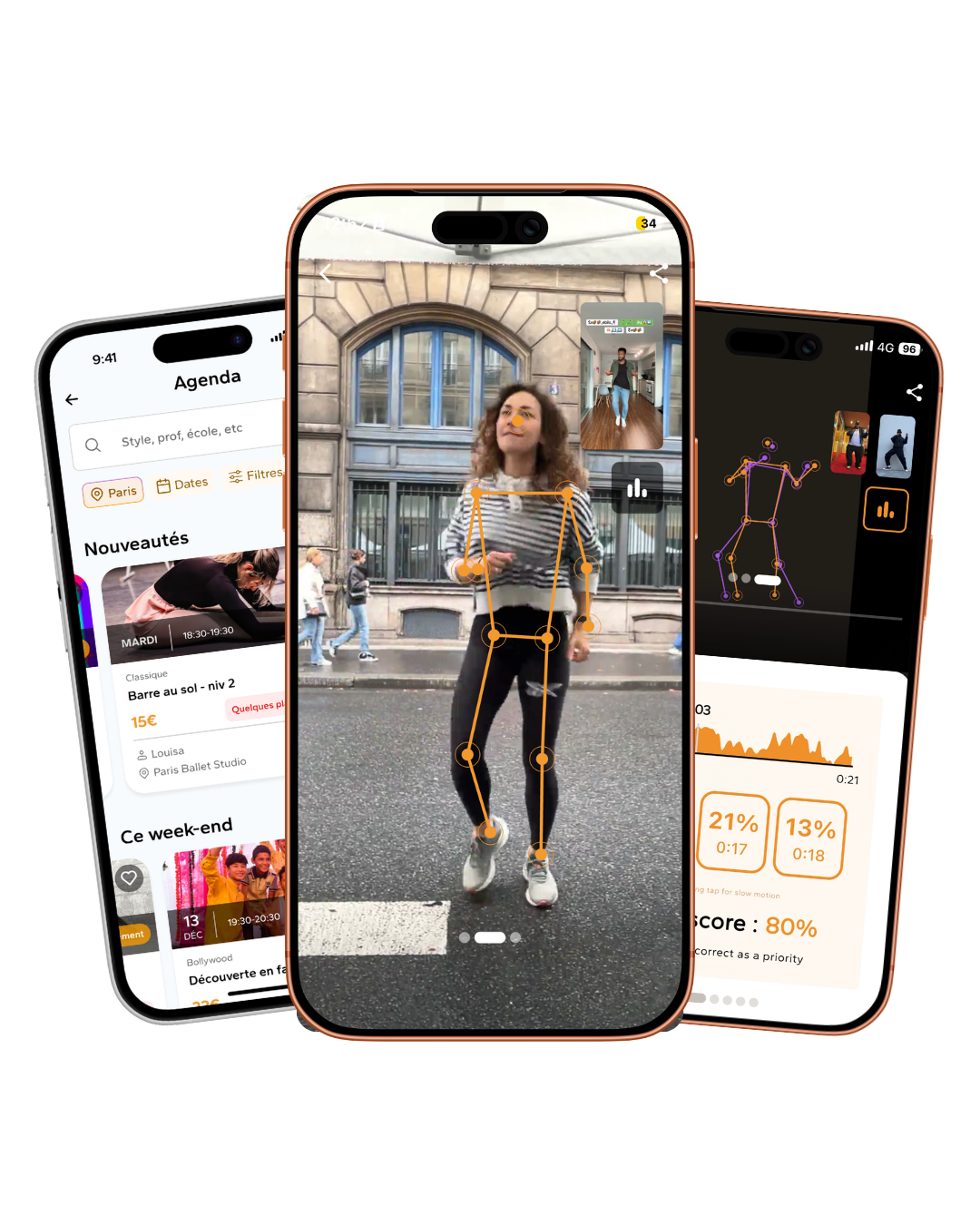 Élèves sur l'app DANC·R