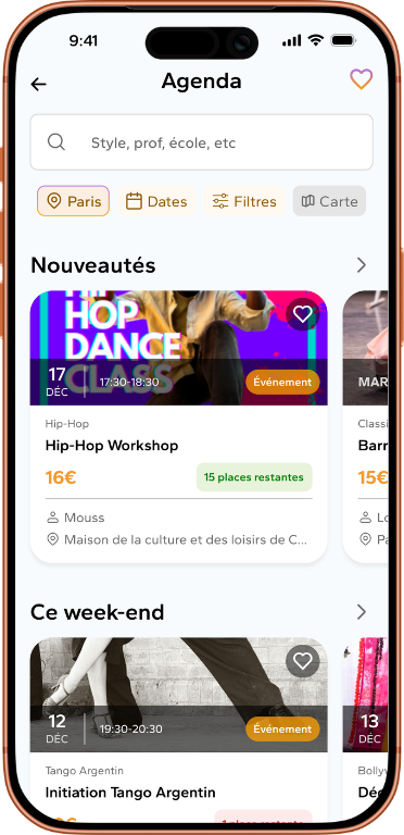 Agenda DANC·R, les danseurs découvrent votre école